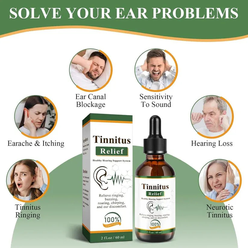 Tinnitus Relief Drops(کان کےتمام مسائل کےلیے)