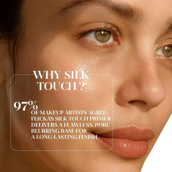 Flicka Silk Touch 3 in 1 Moisturizer and Primer for Face | Long-Lasting, Flawless and Dewy Makeup Base