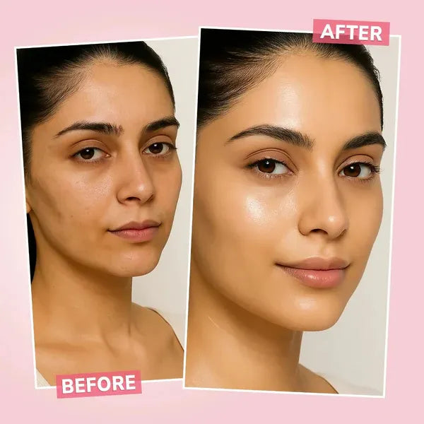 Flicka Silk Touch 3 in 1 Moisturizer and Primer for Face | Long-Lasting, Flawless and Dewy Makeup Base
